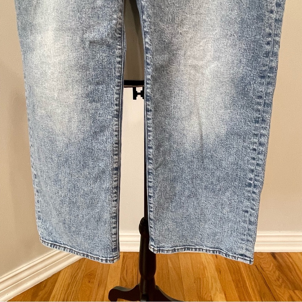 Torrid High Rise Baggy Straight leg high rise denim jeans size 14 short modest - Picture 10 of 13